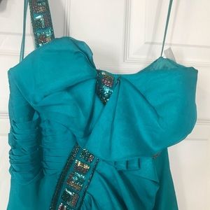 🤩 Turquoise Sherri Hill Dress 🤩